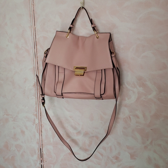 Ivanka Trump Handbags - Ivanka Trump pink leather satchel